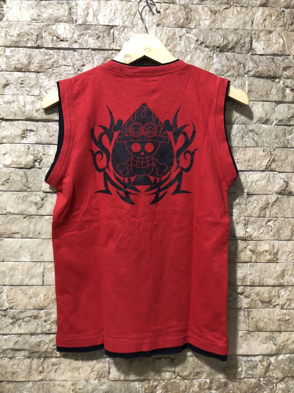 Anime × Japanese Brand One Piece Fire Fist Ace Tank Top Size US XS / EU 42 / 0 - 2 Thumbnail