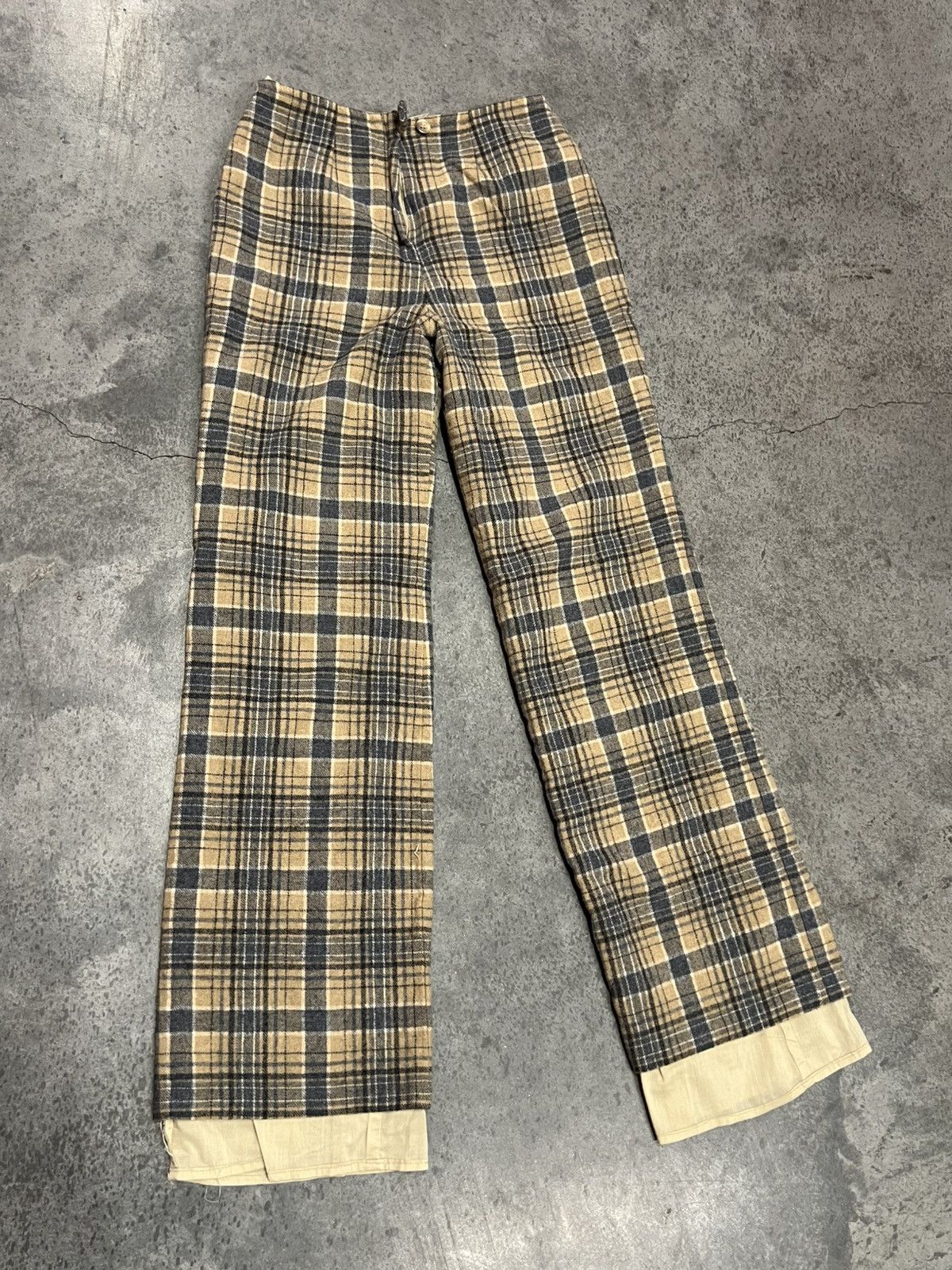 Pendleton 70's 80's VTG Vintage Pendleton Plaid Flannel Retro Pants Size 28" / US 6 / IT 42 - 1 Thumbnail