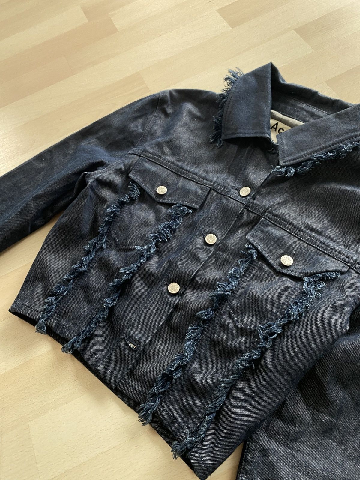 Acne Studios Acne Studios Cropped Denim Jacket Size M / US 6-8 / IT 42-44 - 6 Thumbnail
