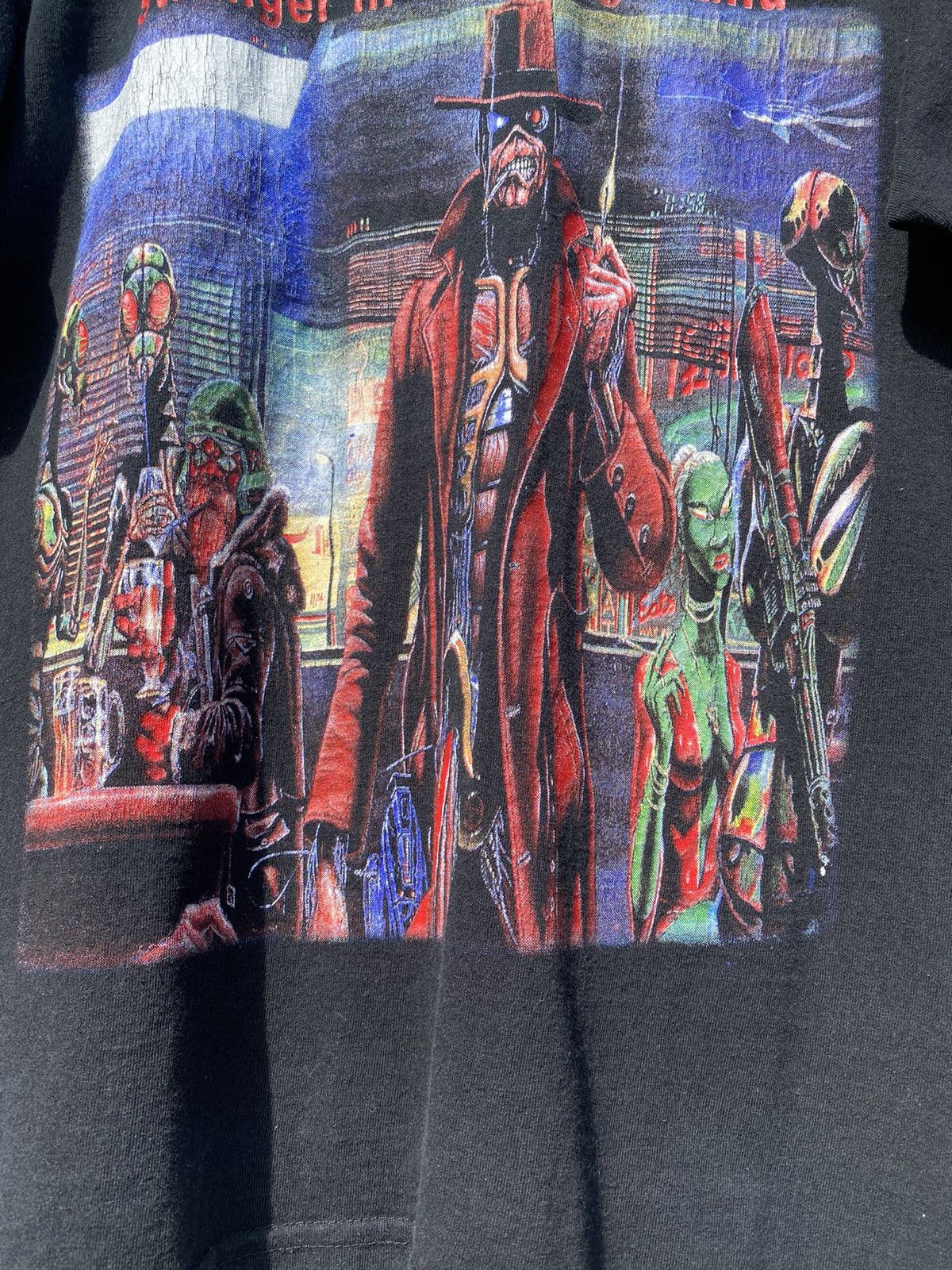 Band Tees Vintage Iron Maiden Stranger In A Strange Land Band Tee Size US L / EU 52-54 / 3 - 4 Thumbnail