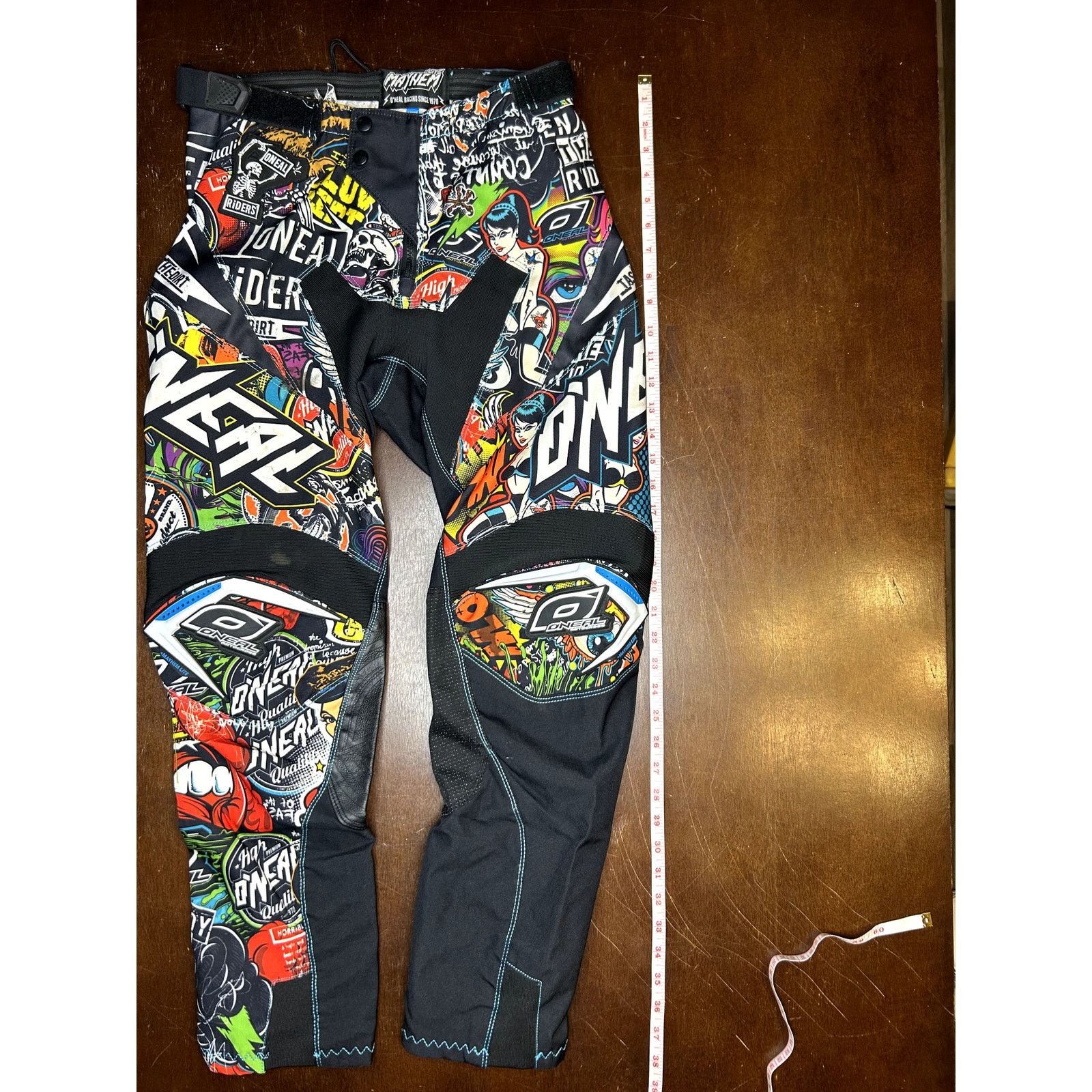 Vintage ATV Motocross O'Neal Lite Mayhem Crank Pants Racing Gear Size US 28 / EU 44 - 6 Thumbnail