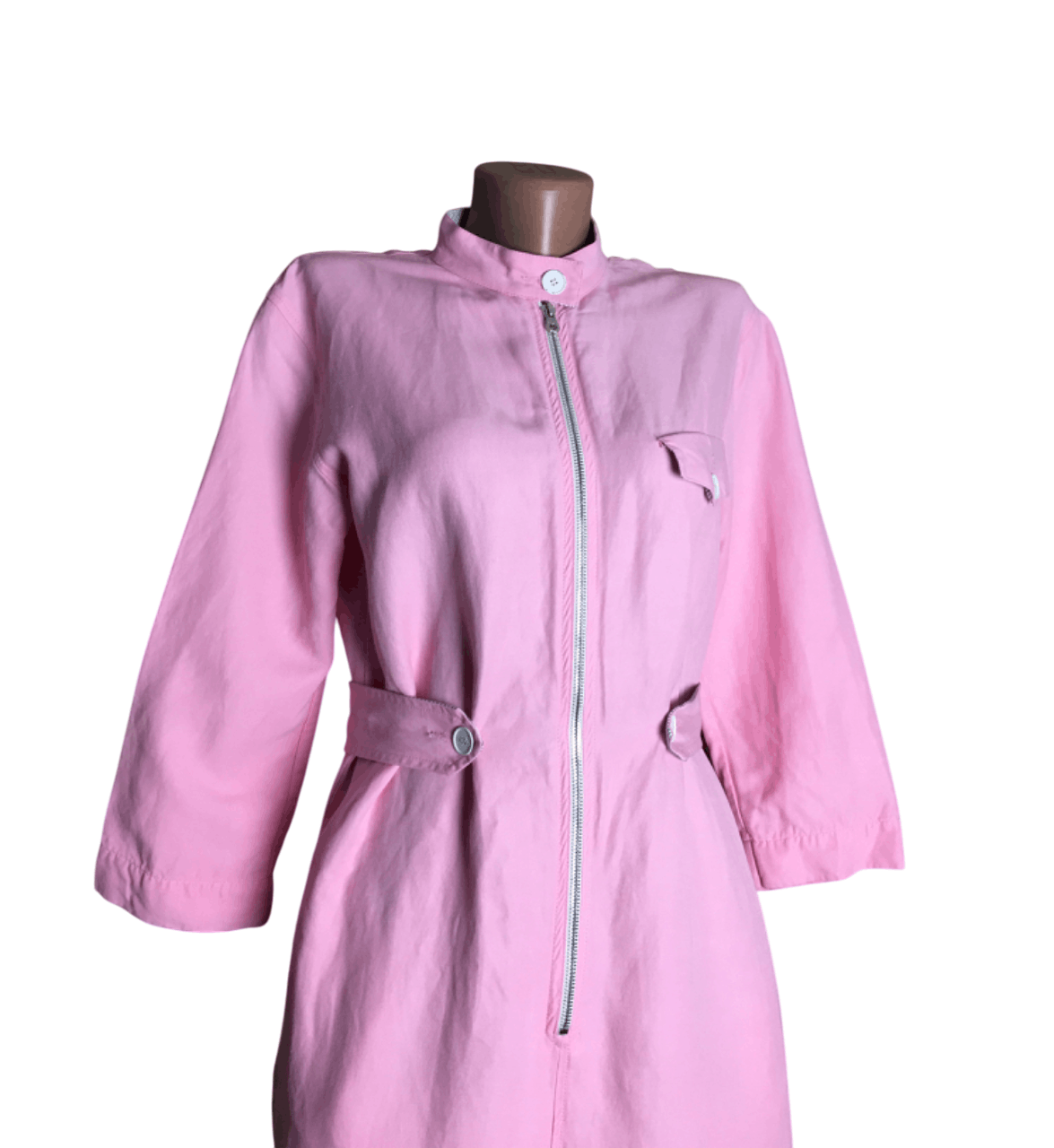 Sandro Sandro Straight-leg Twill Jumpsuit Pink Size EU 36 Size 27" / US 4 / IT 40 - 10 Thumbnail