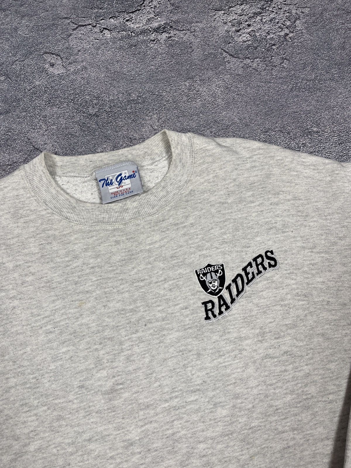 NFL × Vintage 90s Los Angeles Raiders Sweatshirt Size US L / EU 52-54 / 3 - 2 Thumbnail