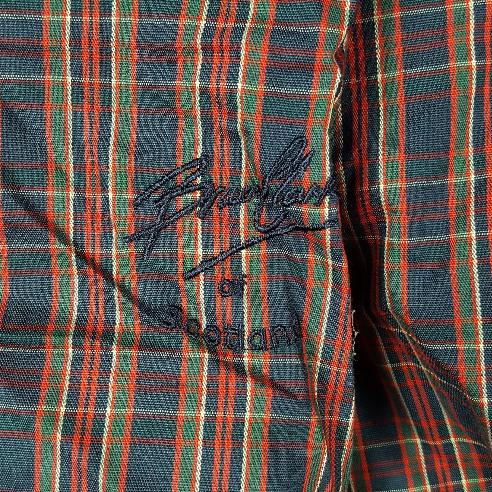 Rains VINTAGE Bruce Clark Jacket Men L Windbreaker Plaid Red Retro 90s Outdoor Preppy Scotland Rain Jacket Size US L / EU 52-54 / 3 - 5 Thumbnail