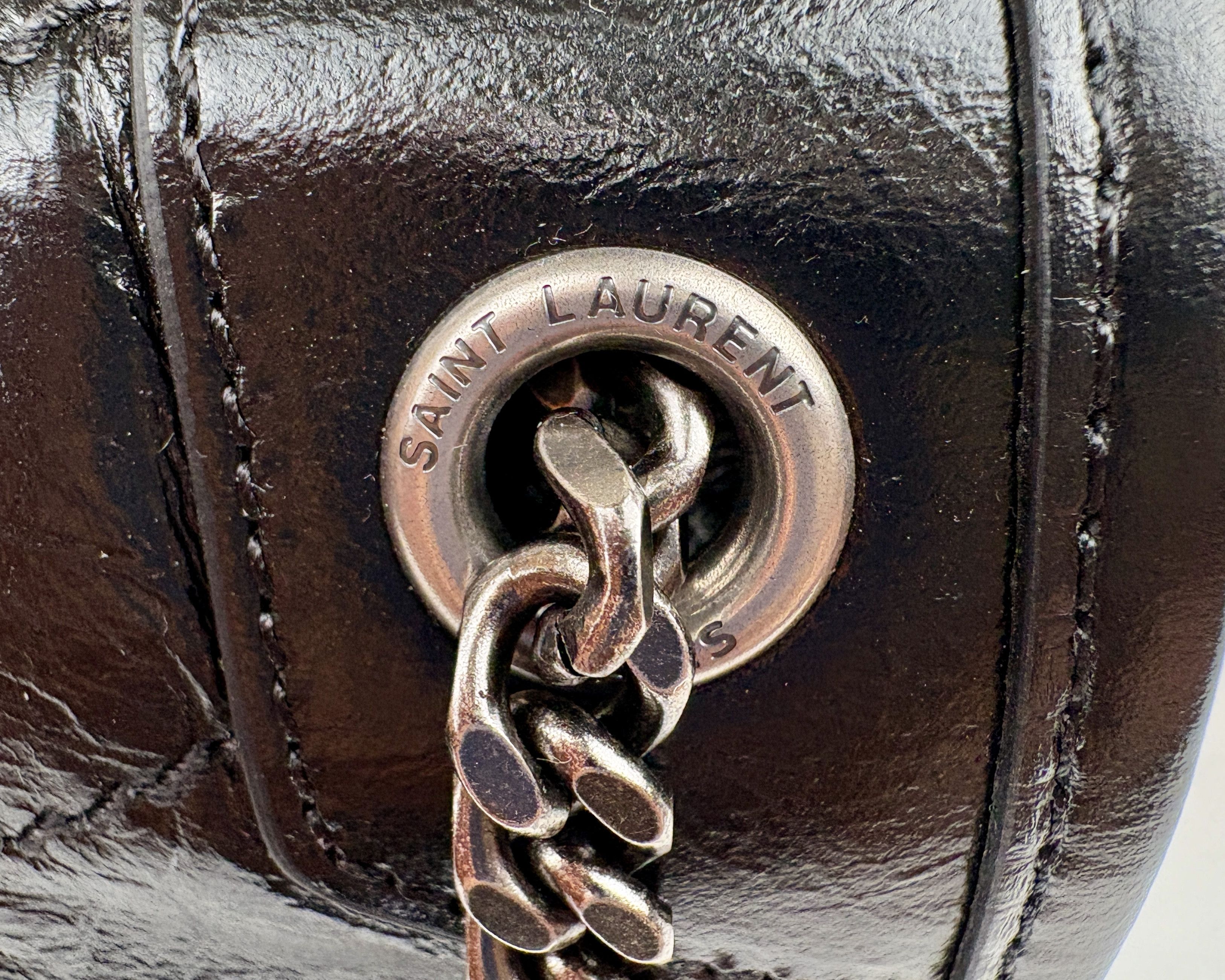 Saint Laurent Paris Black Small Leather Saint Laurent Niki Bag. Brand new Size ONE SIZE - 6 Thumbnail