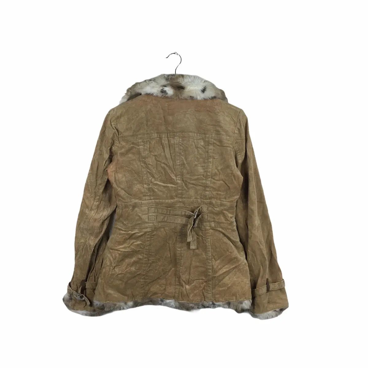 Burberry Vtg BURBERRY LONDON Shearling Winter Jacket Parka Trench Size US S / EU 44-46 / 1 - 4 Thumbnail