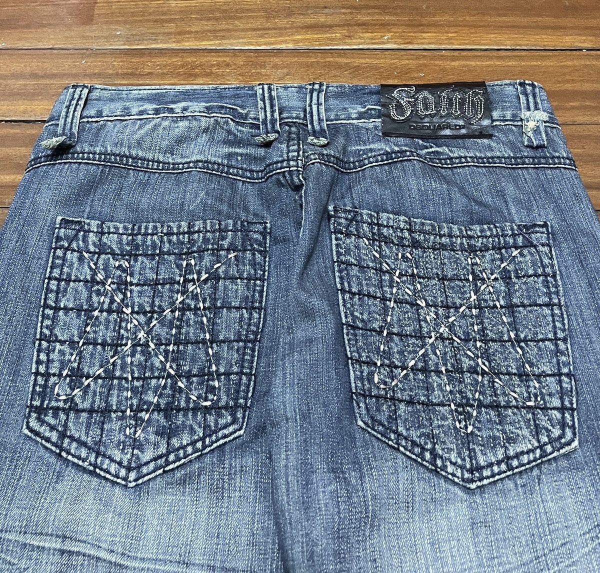 Dsquared2 × Le Grande Bleu (L.G.B.) × Vintage Rare Design Vintage Brand Dsquared2 Jeans 2000s Size US 31 - 4 Thumbnail