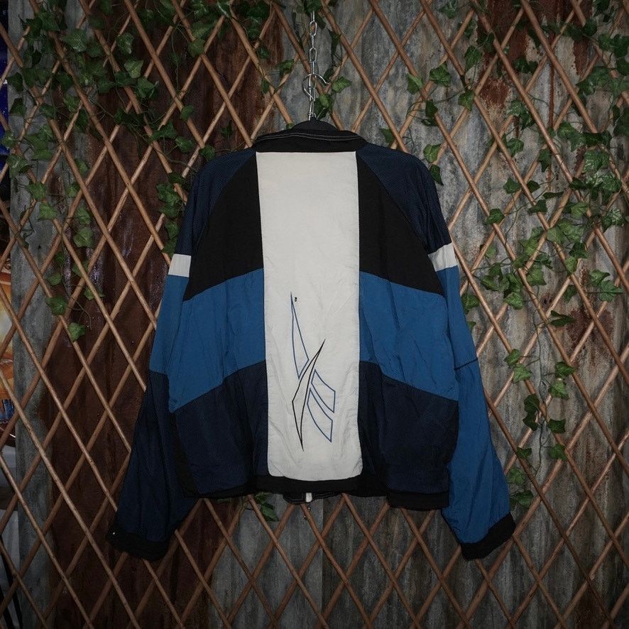 Reebok Vintage Y2K Reebok retro zip up 1990s embroider windbreaker Size US L / EU 52-54 / 3 - 2 Thumbnail