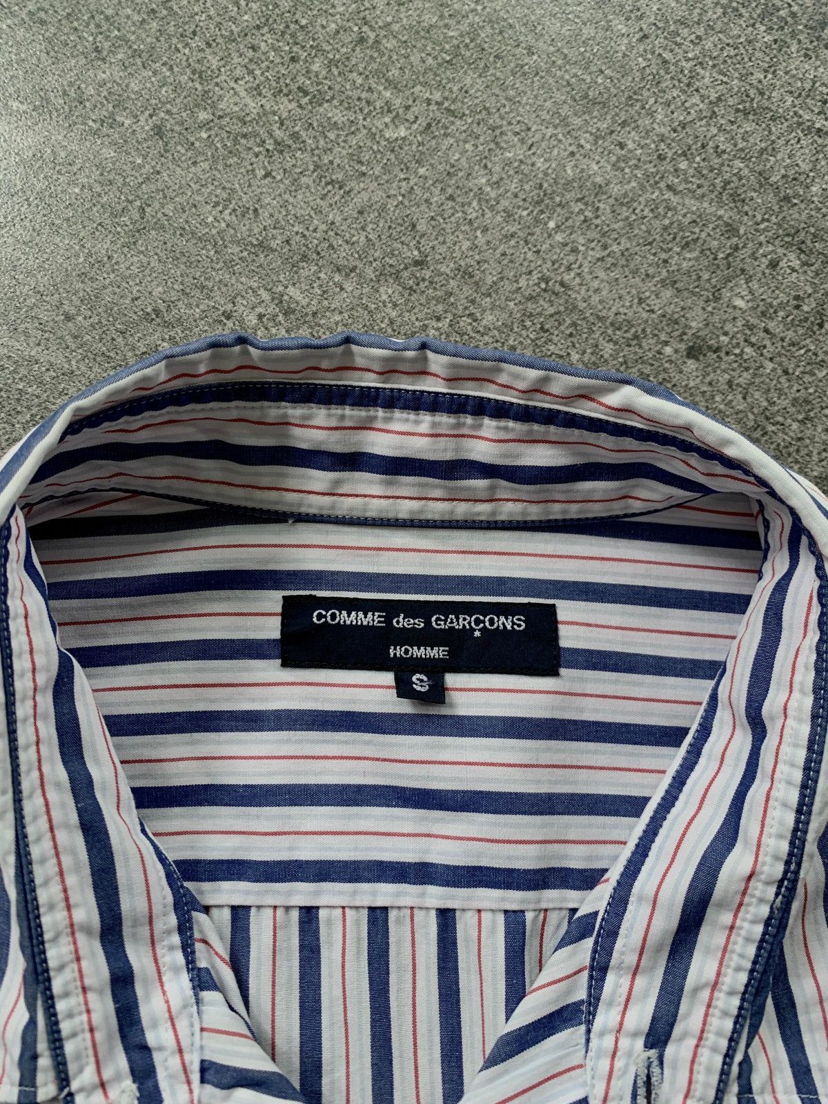 Comme des Garcons Homme FREE TAX! CDGH Striped Longsleeve Shirts Size US S / EU 44-46 / 1 - 5 Thumbnail
