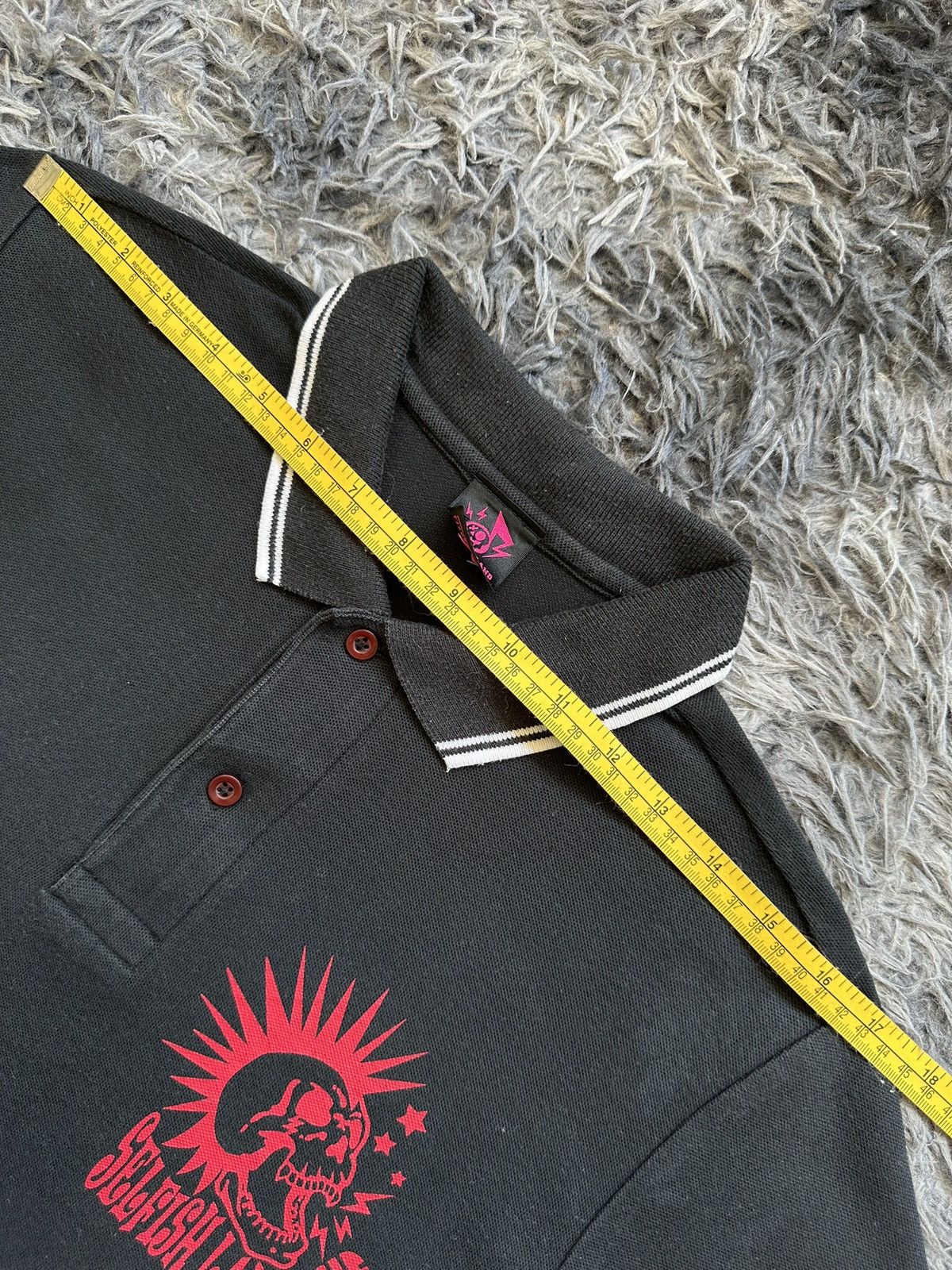 Mari's Rock 00's Selfish Land Harajuku punk polo tee Size US M / EU 48-50 / 2 - 7 Thumbnail