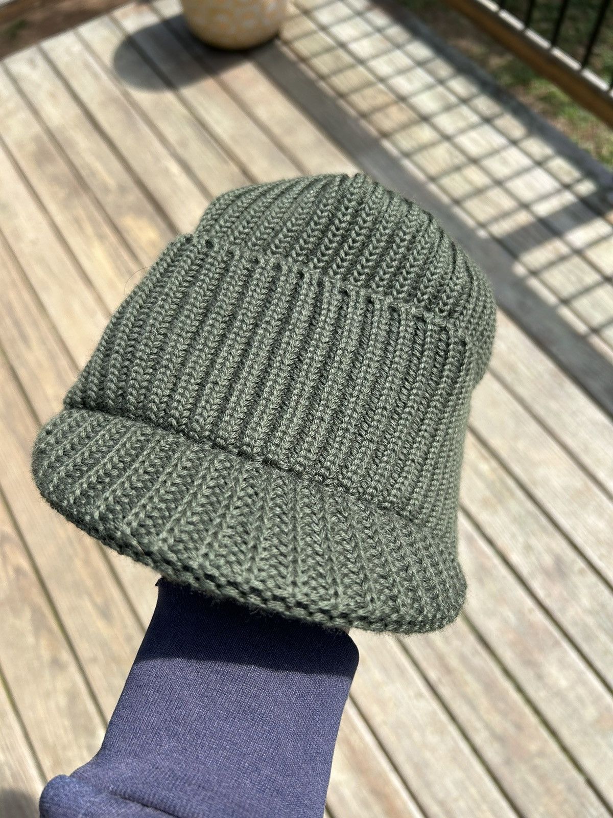 C.P. Company × Palace C.P. Company X Palace Peak Goggle Beanie Olive Green Size ONE SIZE - 2 Thumbnail
