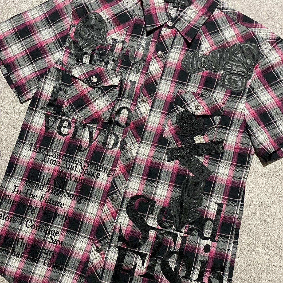 In The Attic 2000s In The Attic Western Patch Shirt Size US M / EU 48-50 / 2 - 3 Thumbnail