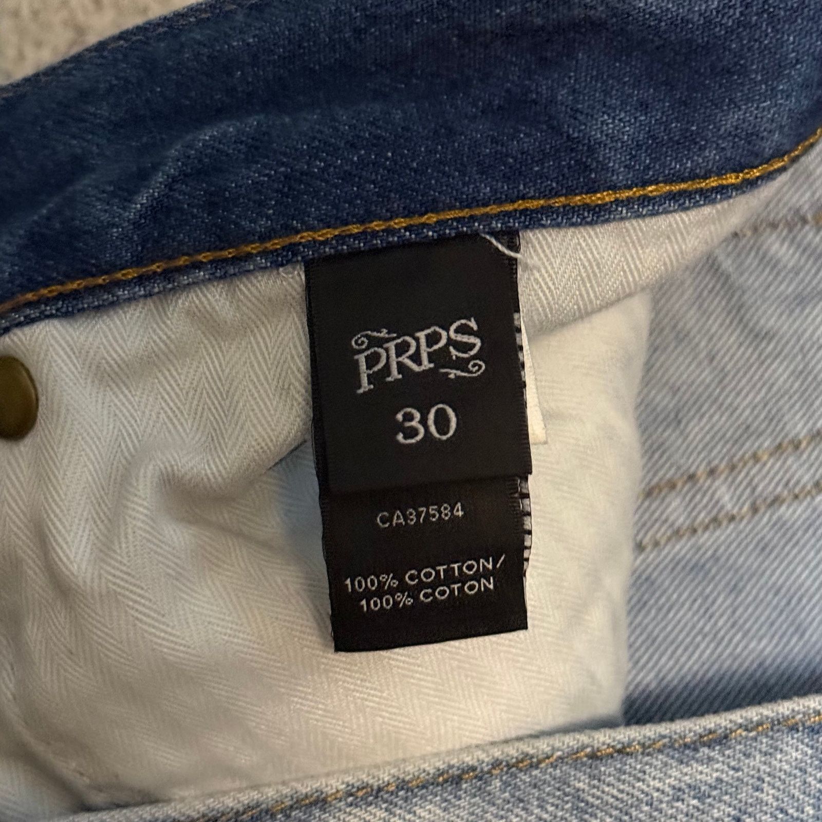 Prps Prps Le Sabre Slim Tapered Jeans Size 30x34 Distressed Size US 30 / EU 46 - 7 Thumbnail