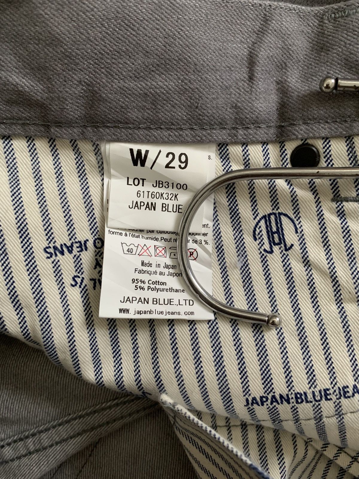 Japan Blue Jeans Japan Blue Jeans Lot JB3100 Ankle French Denim Size US 30 / EU 46 - 7 Thumbnail