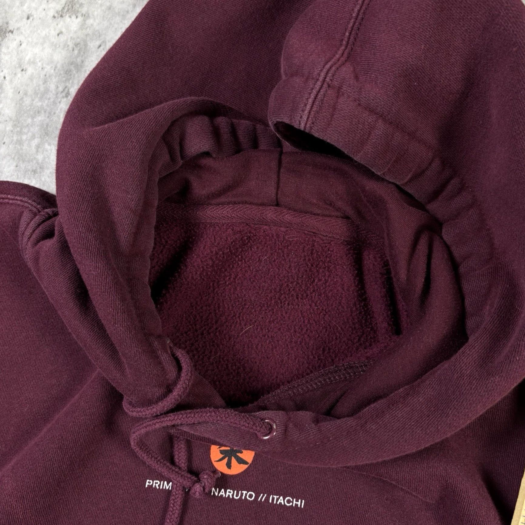 Primitive Primitive Naruto Hoodie Mens L Maroon Pullover Itachi Skateboarding Anime X Primitive Apparel Hooded Pockets Regular Knit Cotton Polyester Logo Size US L / EU 52-54 / 3 - 5 Thumbnail