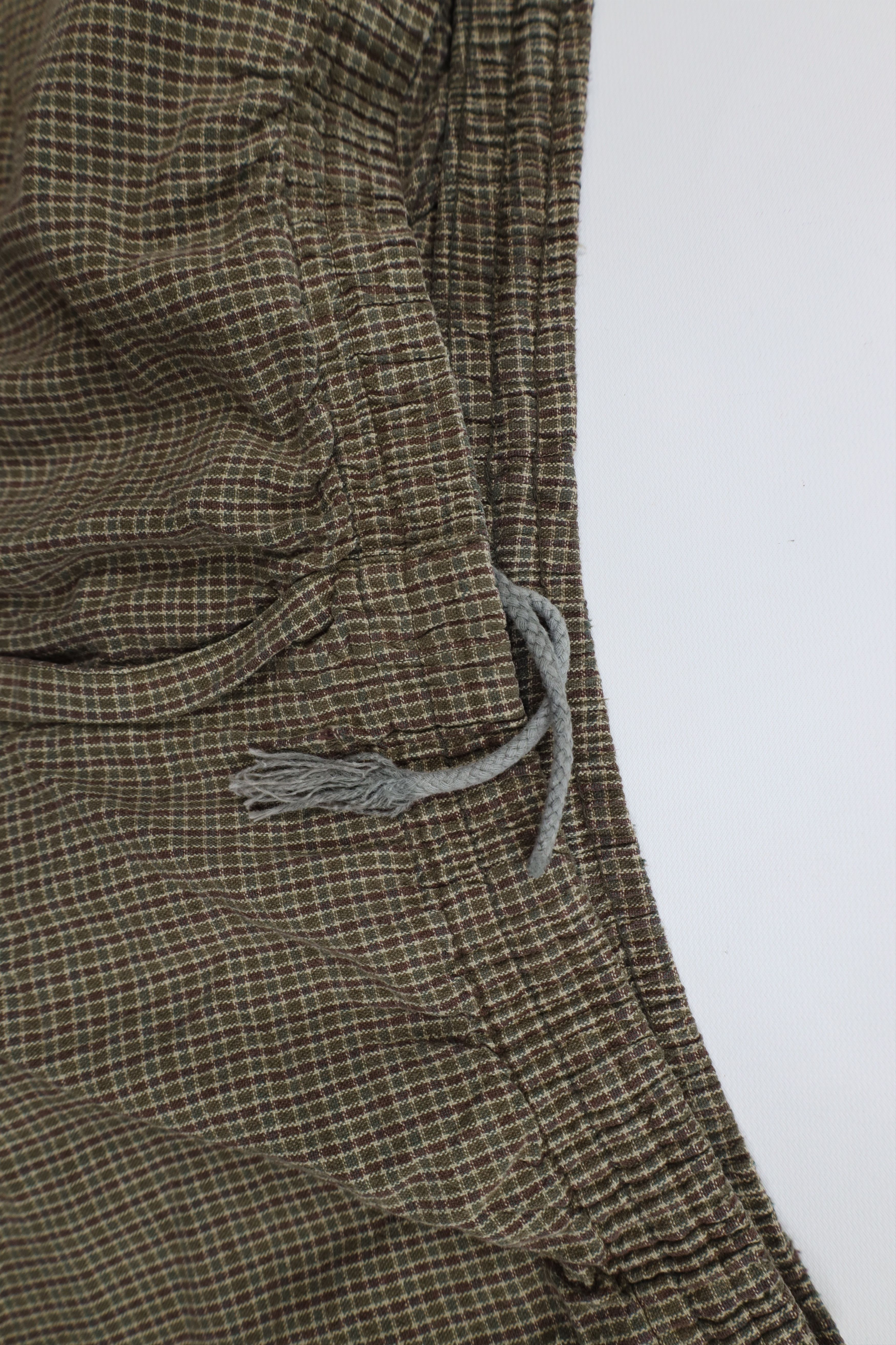 Vintage Vintage 90s Y2K Streetwear Knee Harem Shorts Plaid Cotton Size US 36 / EU 52 - 7 Thumbnail