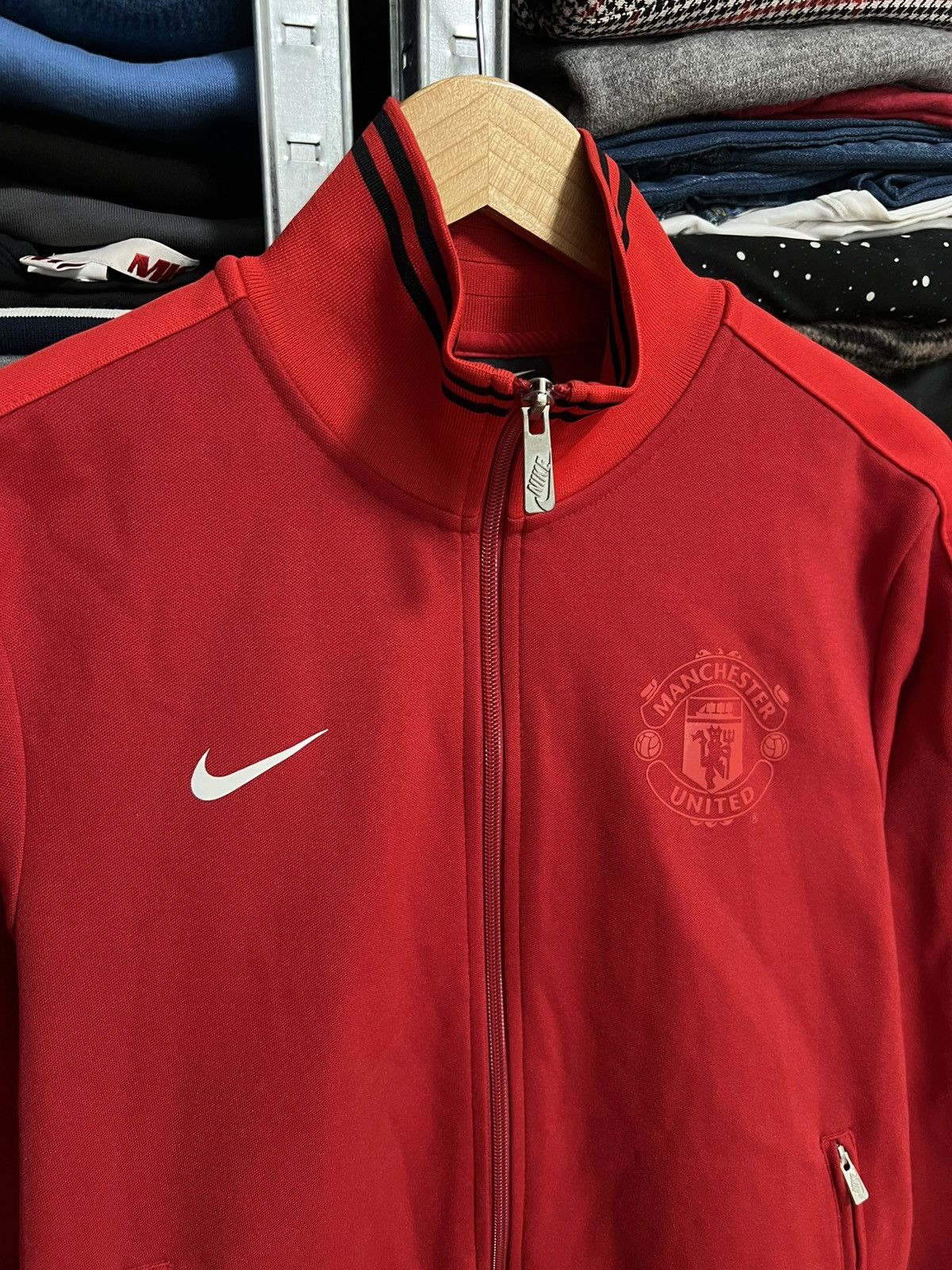 Nike Nike Manchester United 2012 Football Soccer Track Top Jacket Size US M / EU 48-50 / 2 - 5 Thumbnail