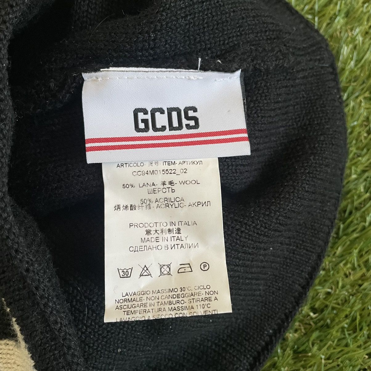 GCDS GCDS Beanie Black Adult OSFA Designer Made in Italy Size ONE SIZE - 3 Thumbnail