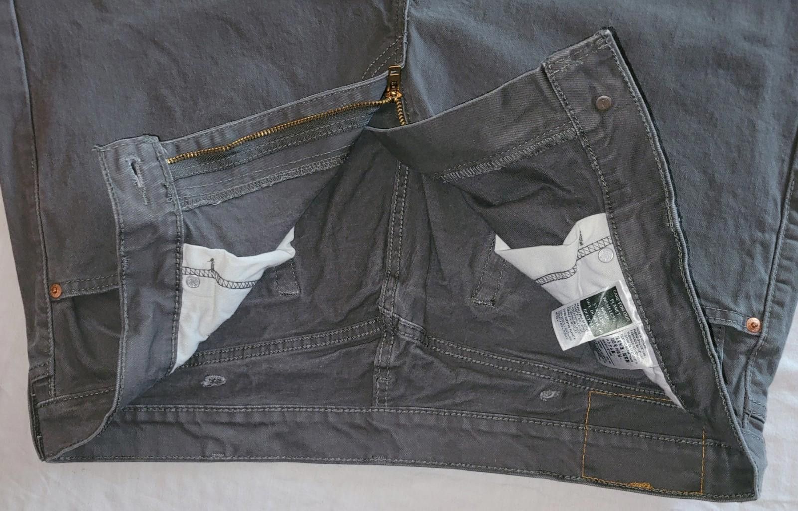 Levi's Levis regular fit 505 W38 L29 gray denim jeans Size US 38 / EU 54 - 6 Thumbnail