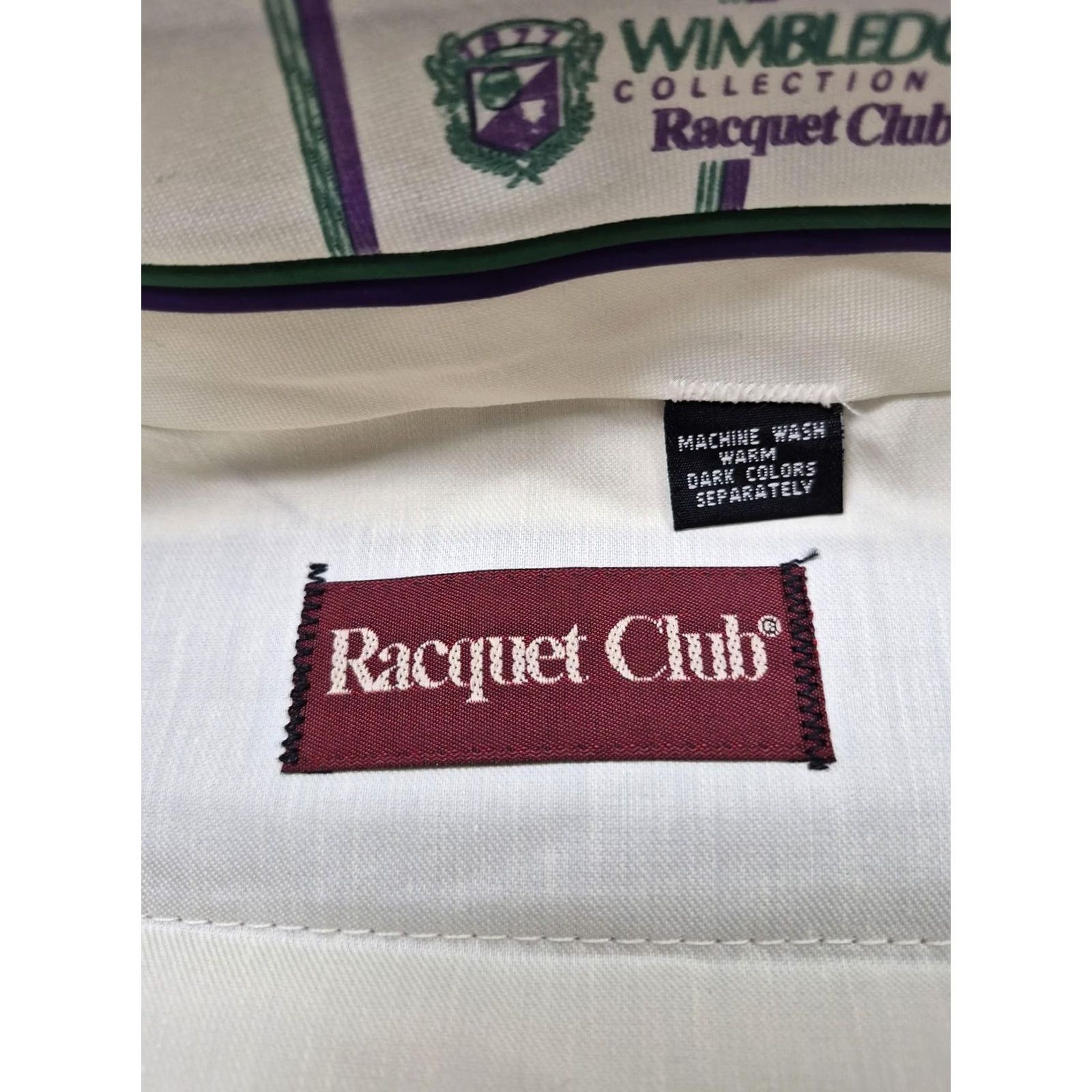 Vintage VTG Racquet Club Dress Pants Men's 40x36 Beige Wool Pleated Straight Unhemmed Size US 40 / EU 56 - 3 Thumbnail