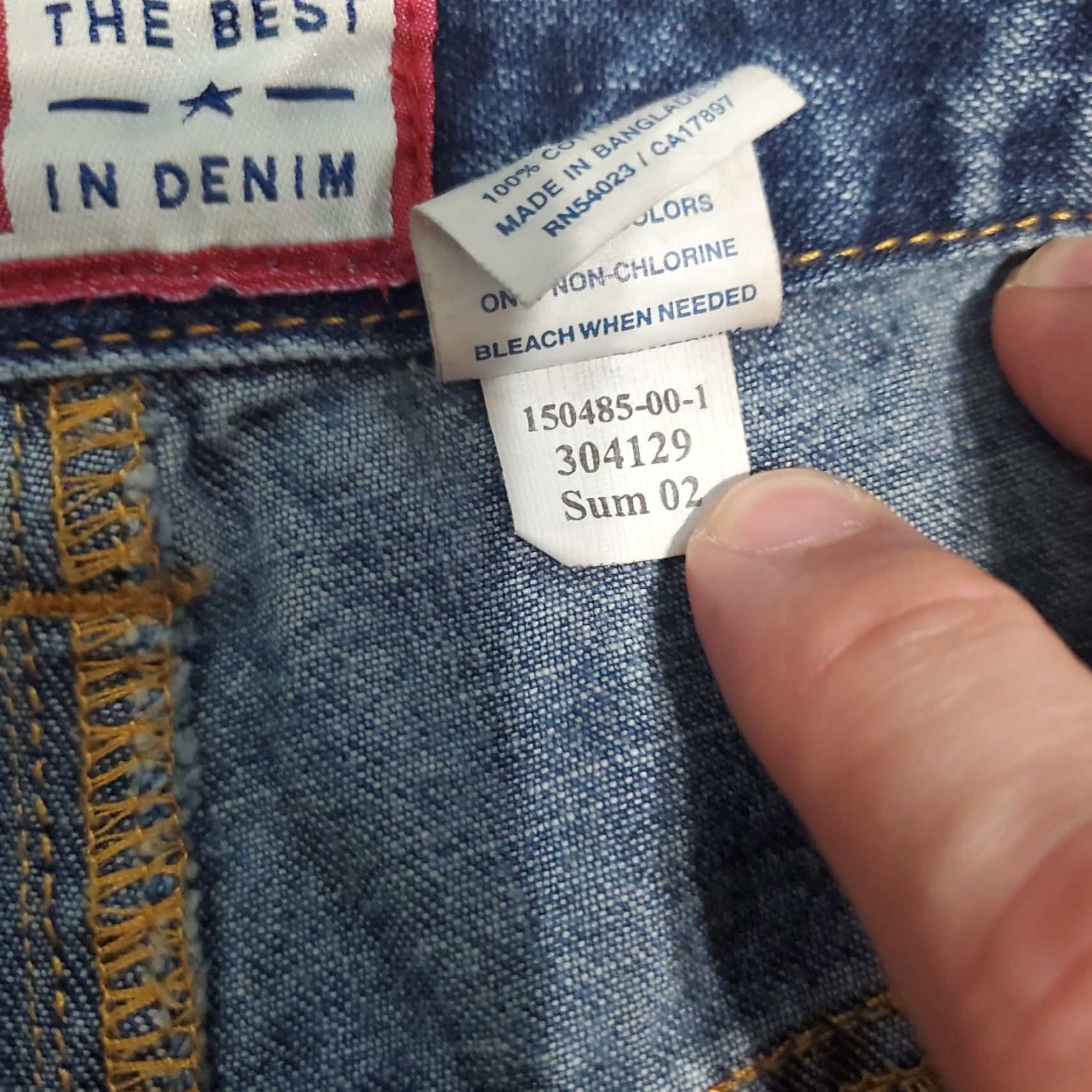 Old Navy VINTAGE Old Navy Skirt Denim Cargo Blue 14 High Rise A-Line Short Women 90s 00s Bohemian Pockets Size 36" / US 14 / IT 50 - 5 Thumbnail