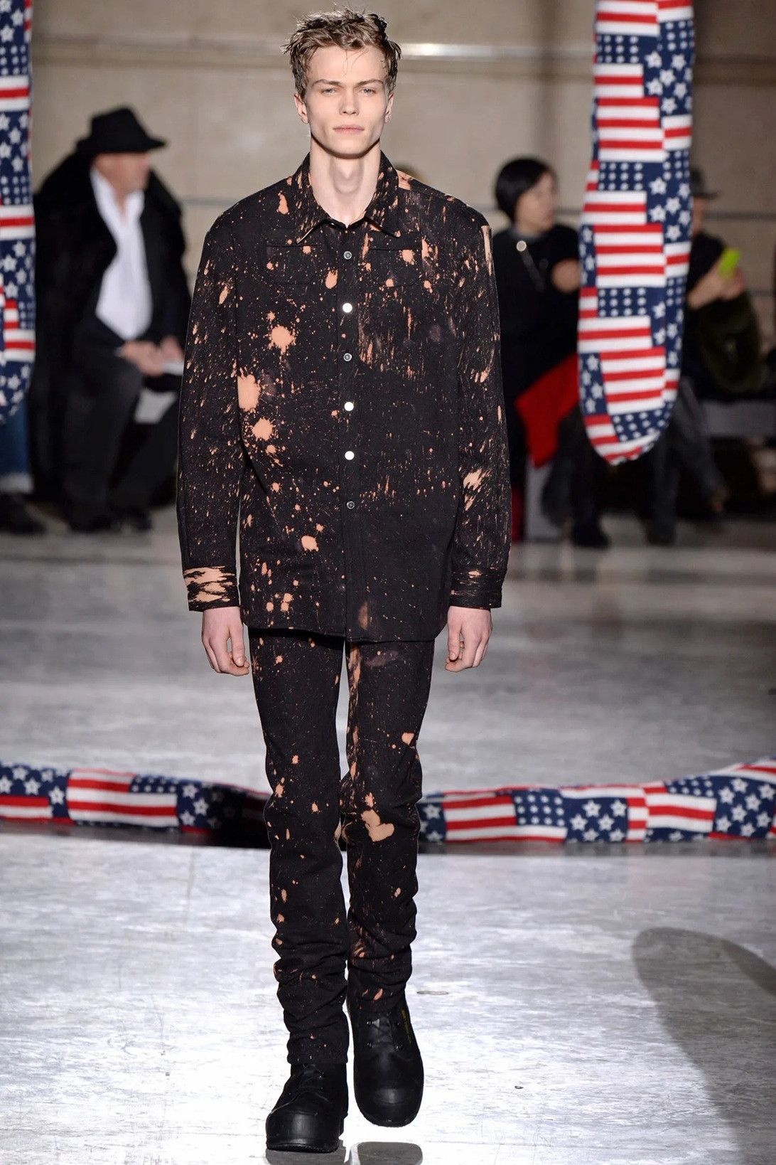 Raf Simons Raf Simons - Sterling Ruby - F/W 14 - Bleached Denim Jean Size US 30 / EU 46 - 1 Thumbnail