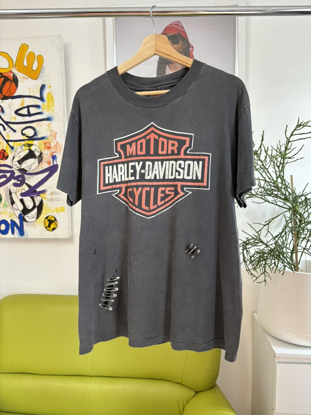 Harley Davidson Vintage harley-davidson sunfaded Size US M / EU 48-50 / 2 - 1 Thumbnail