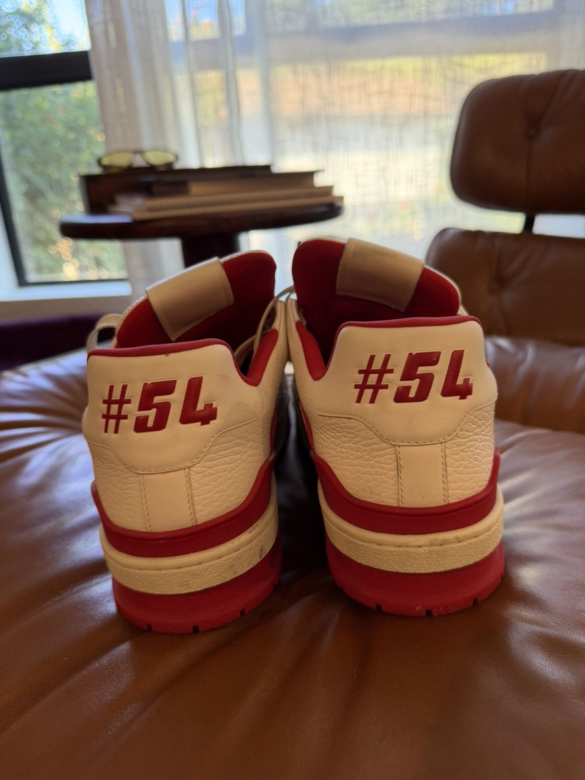 Louis Vuitton Louis Vuitton LV Trainer Red White Size US 10 / EU 43 - 5 Thumbnail