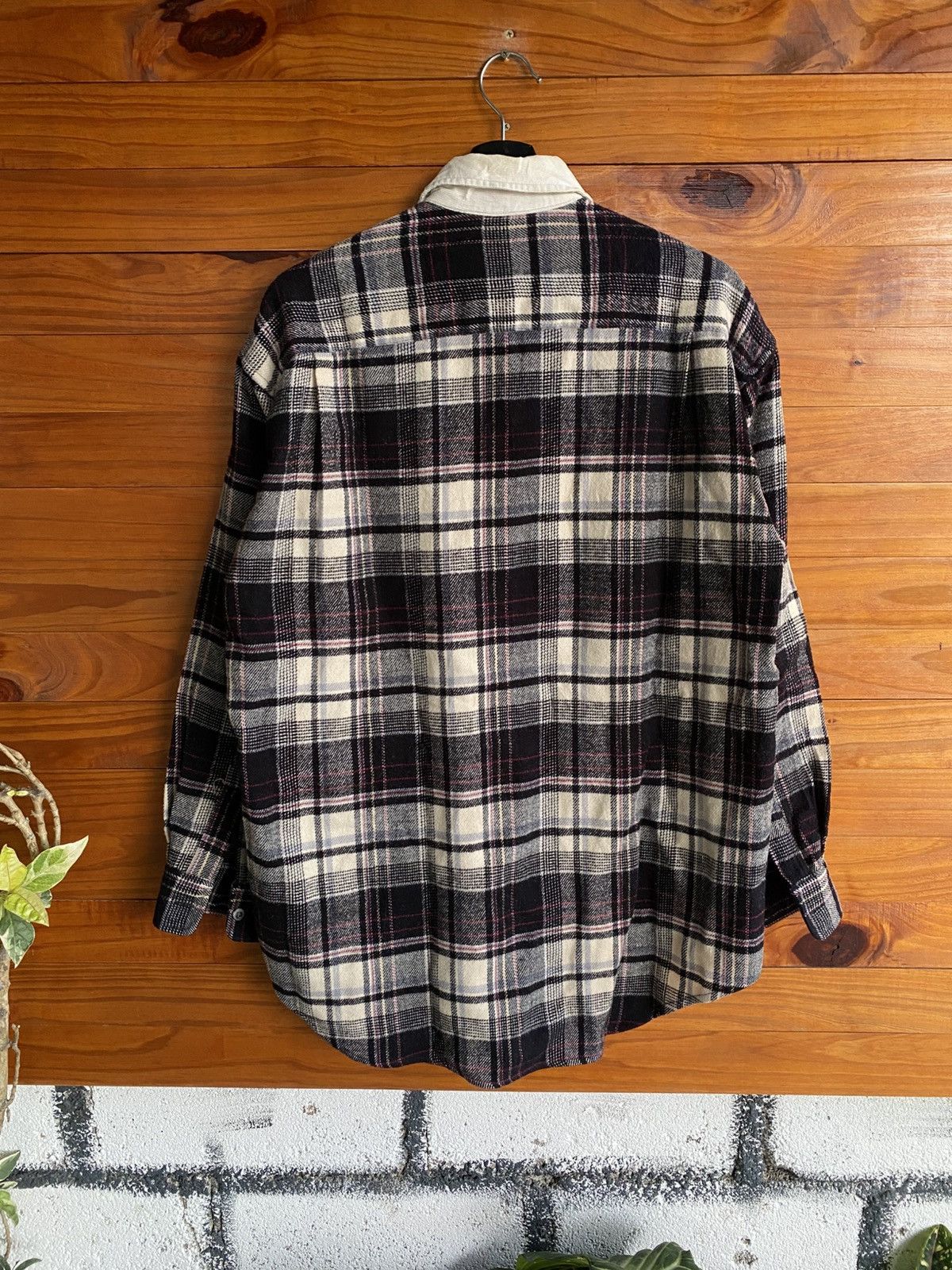 Vintage Vintage Big Field Heavy Flannel Shirt – Corduroy Collar Size US L / EU 52-54 / 3 - 12 Thumbnail