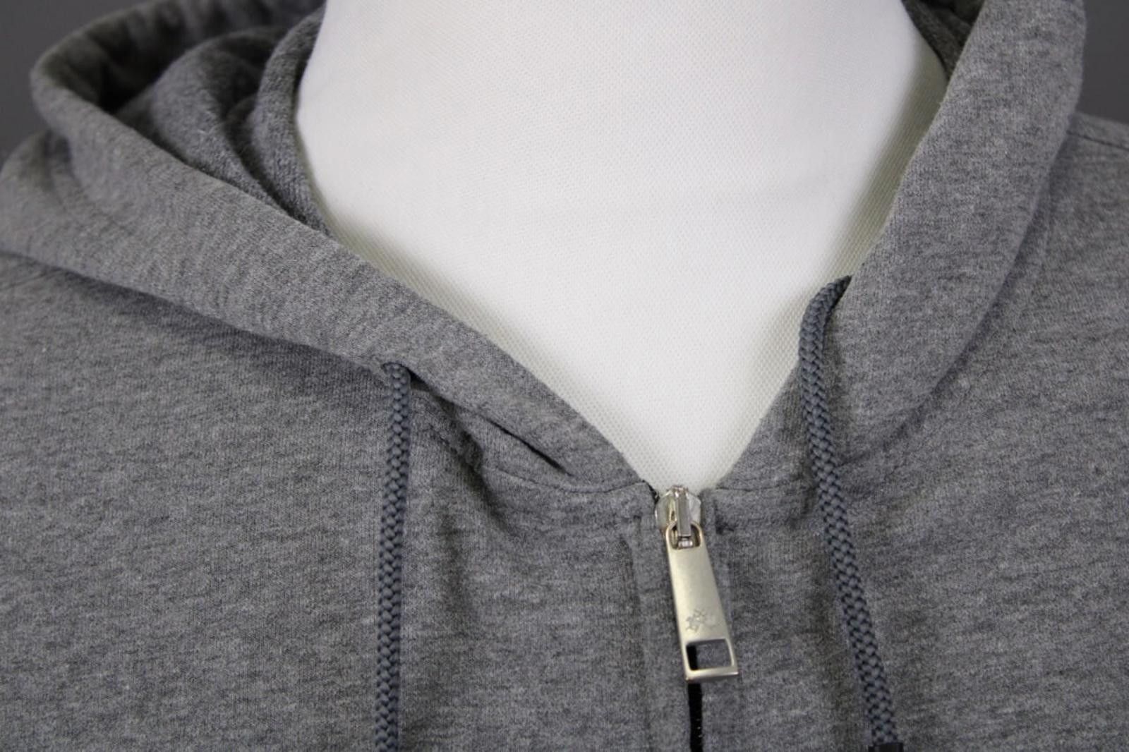 La Martina La Martina Buenos Aires Gray Knit Hooded Track Jacket Size M Size US M / EU 48-50 / 2 - 4 Thumbnail