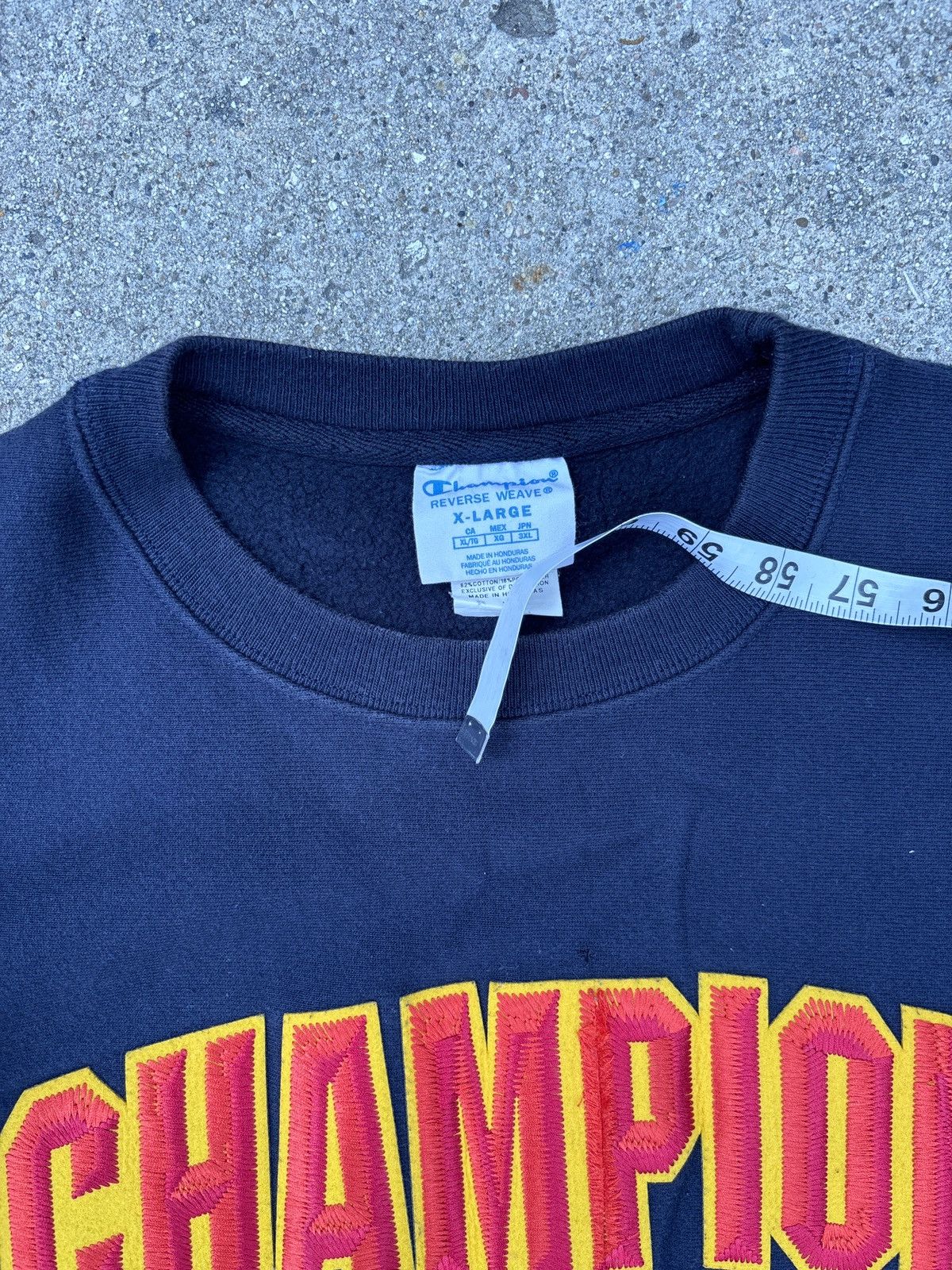 Champion × Vintage vintage embroidered champion crewneck Size US XL / EU 56 / 4 - 3 Thumbnail