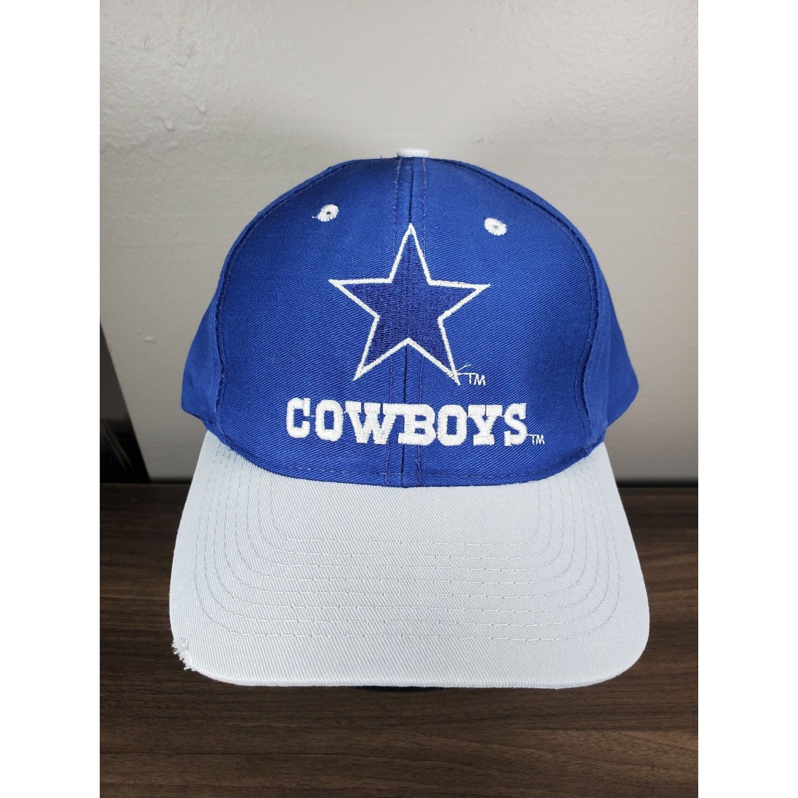 NFL × Vintage Dallas Cowboys Hat Snapback Cap Blue White Star Logo NFL Size ONE SIZE - 2 Thumbnail