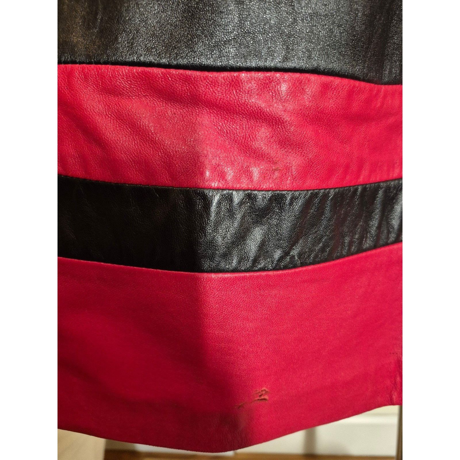 Vintage Tibor Womens VTG 80s Leather Swing Coat Mid Length Leather J Size M / US 6-8 / IT 42-44 - 6 Thumbnail