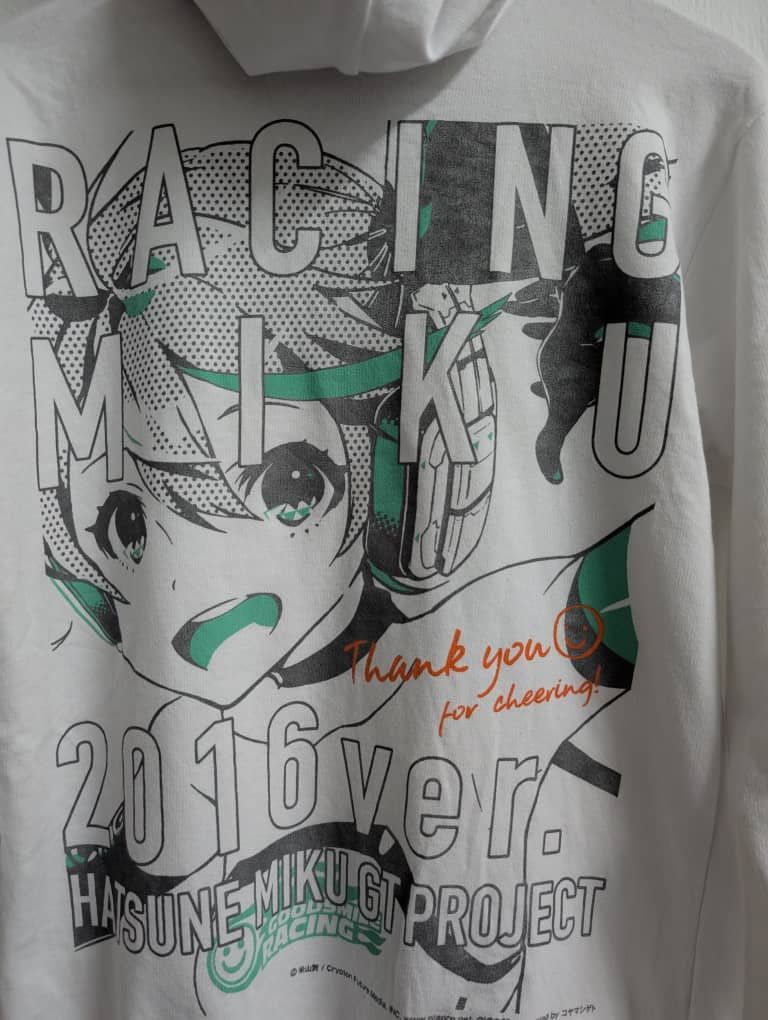 Anime Hatsune Miku Racing Miku 2016 Size US L / EU 52-54 / 3 - 2 Thumbnail