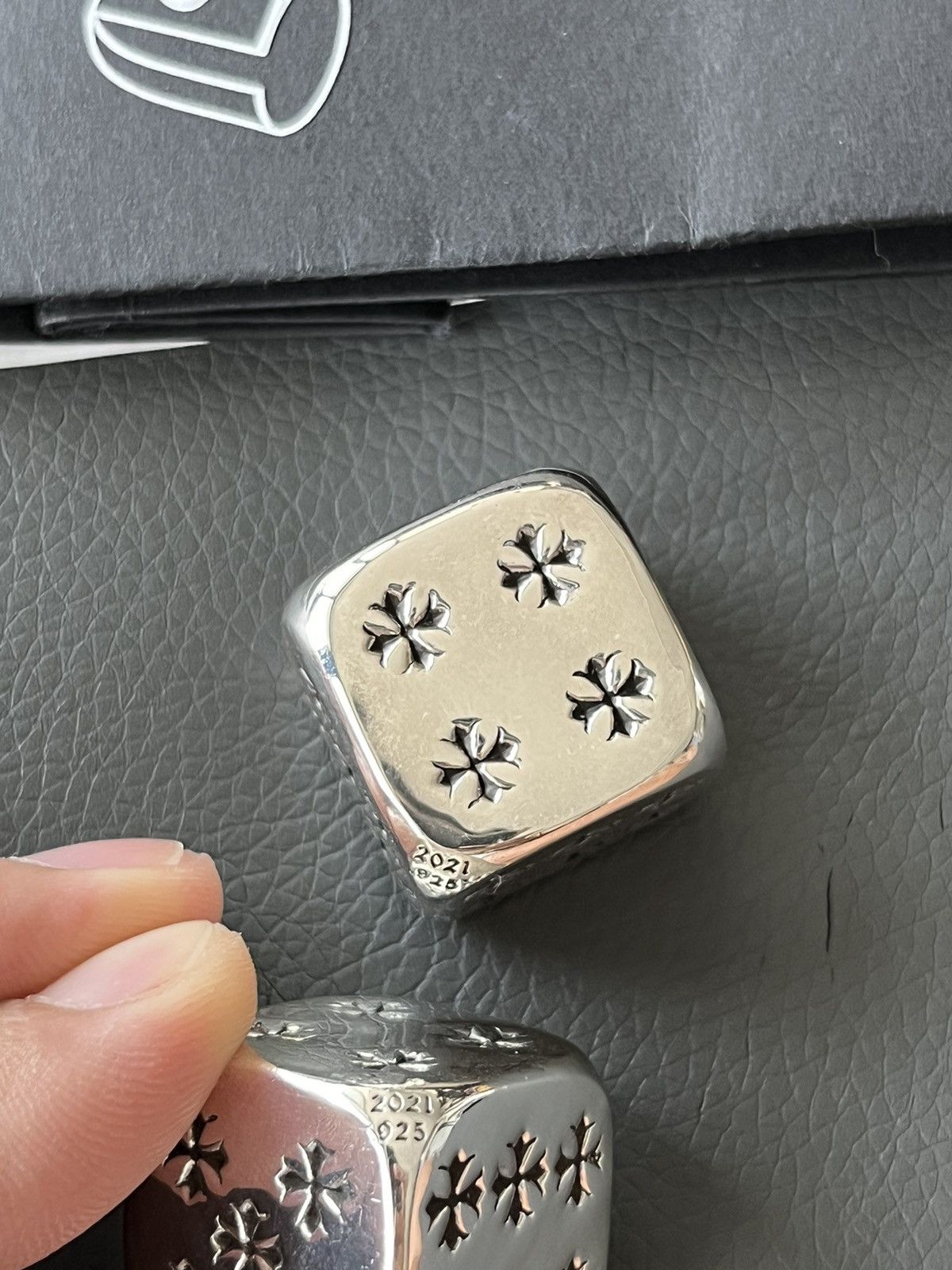 Chrome Hearts Extremely RARE Chrome Hearts Dice Set (x2) Size ONE SIZE - 9 Thumbnail