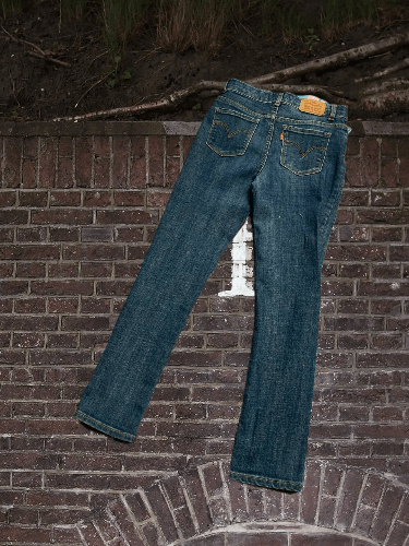Levi's × Vintage Levi's 721 High Rise Skinny Cropped Denim Jeans Size 25" / US 0 / IT 36 - 1 Thumbnail