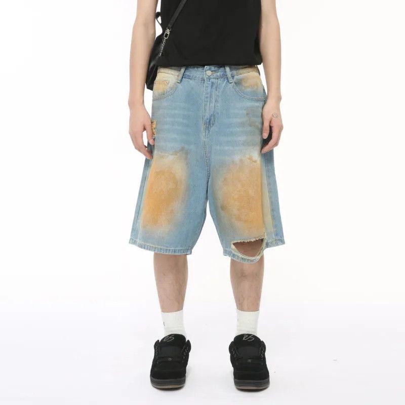 Vintage Old Rust Jorts Shorts Denim Jeans Size US 31 - 2 Thumbnail