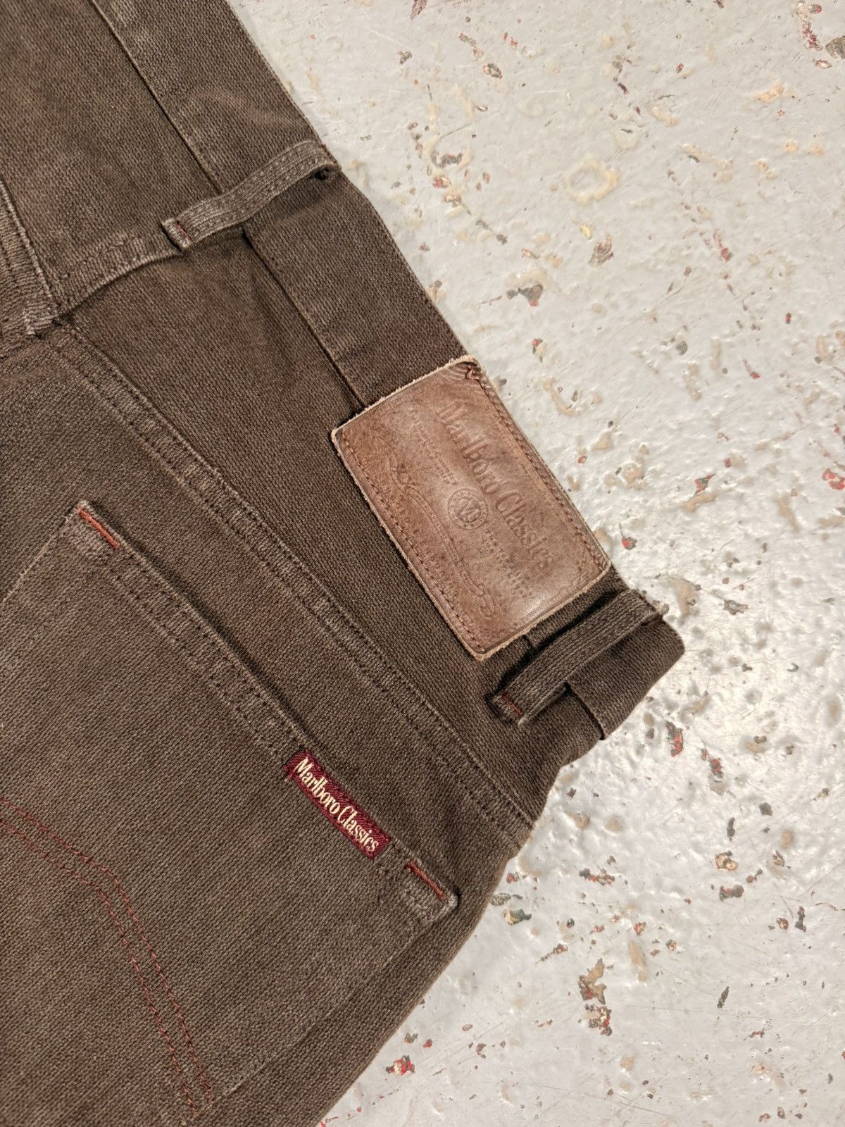 Marlboro Classics Crazy Vintage Malboro Classic Mocha Brown Pants Size US 33 - 3 Thumbnail