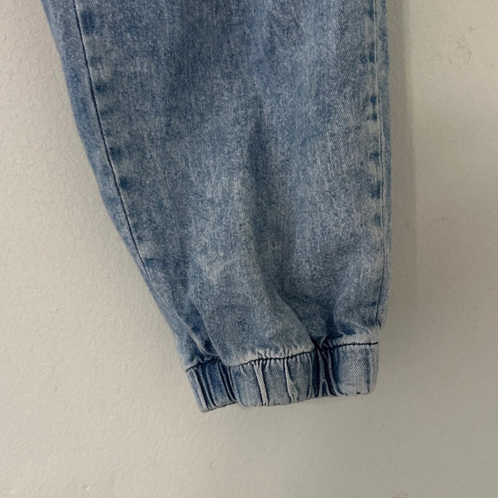 Designer Casual Denim Blue Jogger Pants Size 28" / US 6 / IT 42 - 3 Thumbnail