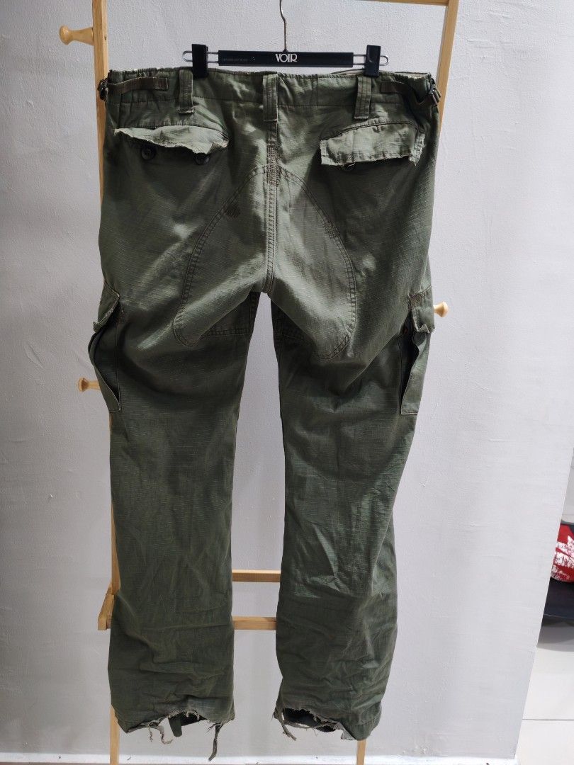 Alpha Industries Alpha Industries OD Ripstop Cargo Pants – Zip Cuffs Size US 34 / EU 50 - 2 Thumbnail