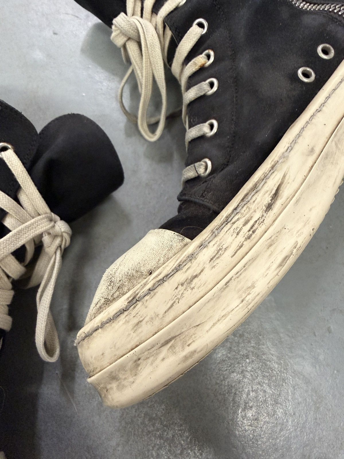 Rick Owens Drkshdw Rick Owens Drkshdw Ramones High Sneakers Size US 9 / EU 42 - 14 Thumbnail