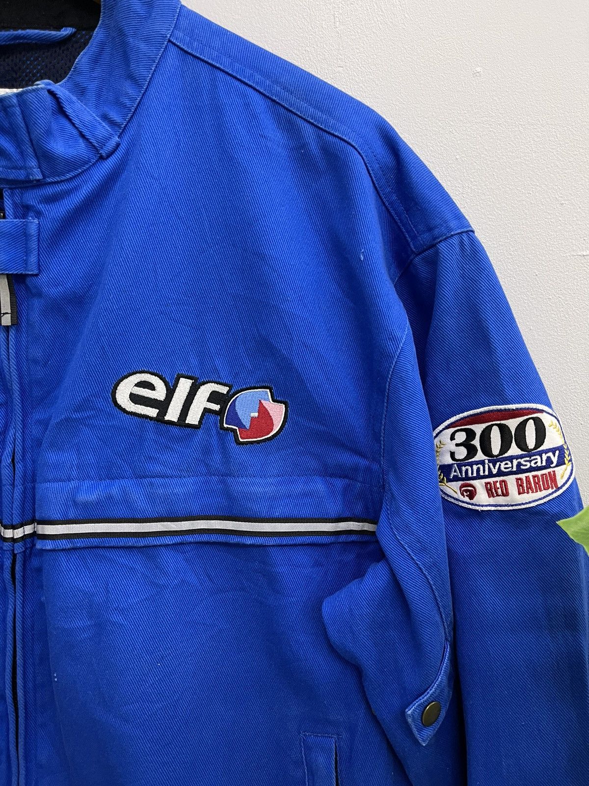 Japanese Brand 90s Elf x Red Baron "ROM" 300th Anniversary Racing Jacket Size US XXL / EU 58 / 5 - 2 Thumbnail