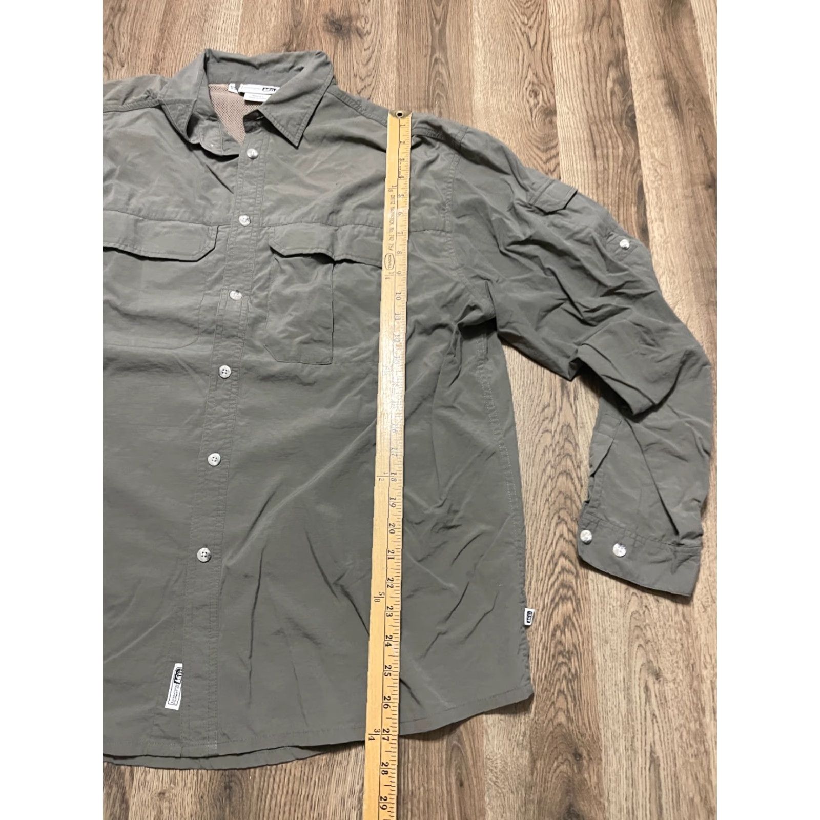 Vintage REI Shirt Men's Size Large Green Long Sleeve Button Up Chest Pockets Size US L / EU 52-54 / 3 - 7 Thumbnail