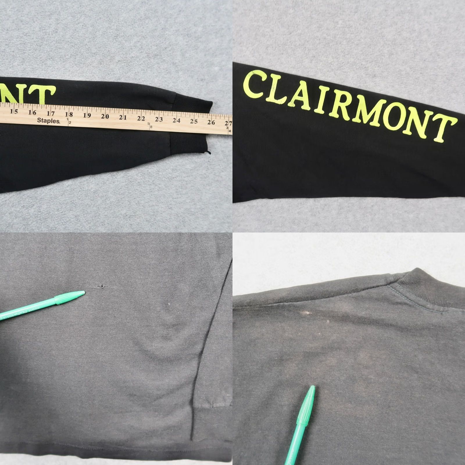 Vintage VINTAGE Clairmont Camera Shirt Mens XL Black Long Sleeve 90s USA Size US XL / EU 56 / 4 - 8 Thumbnail
