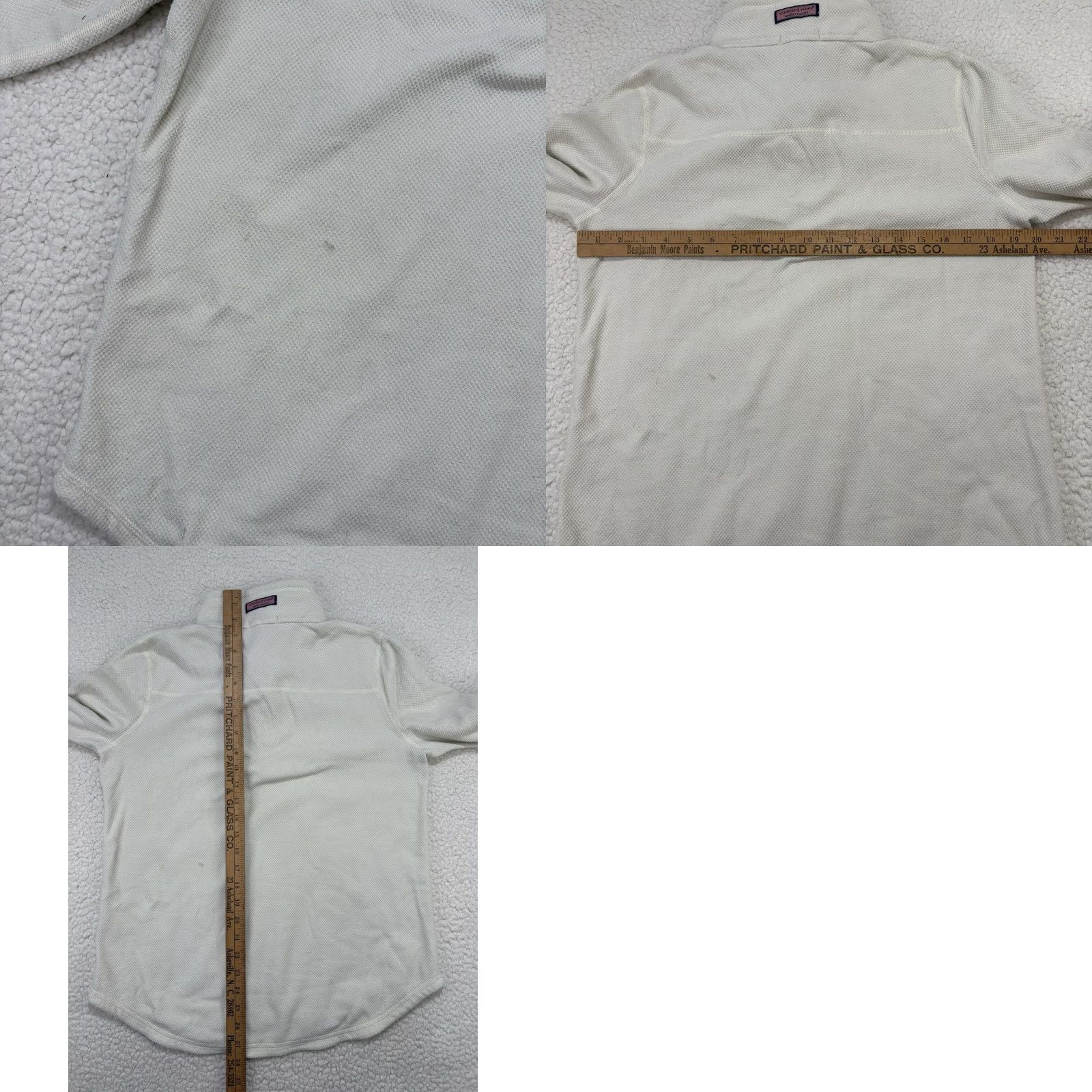 Vineyard Vines Vineyard Vines Sweatshirt Womens Small Quarter Zip White Preppy Beach Coastal Size S / US 4 / IT 40 - 8 Thumbnail