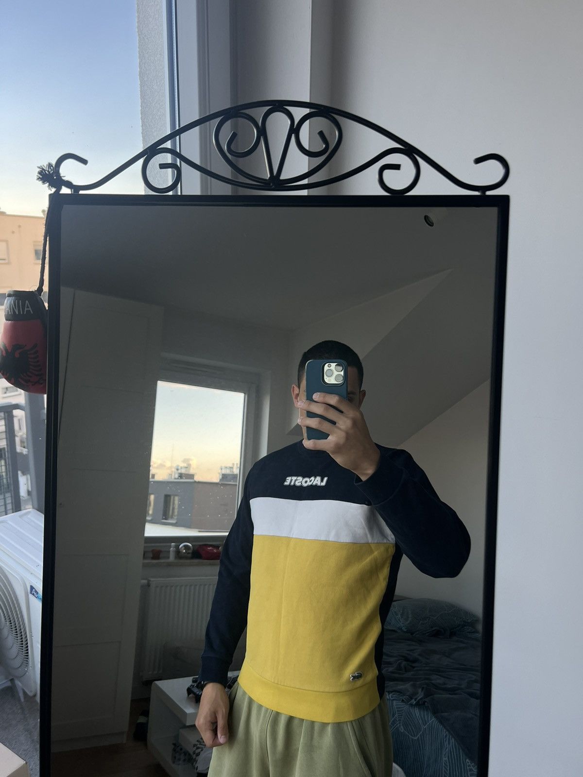 Lacoste LACOSTE SPORT DRILL BIG LOGO VINTAGE Y2K CREWNECK RARE Size US S / EU 44-46 / 1 - 2 Thumbnail