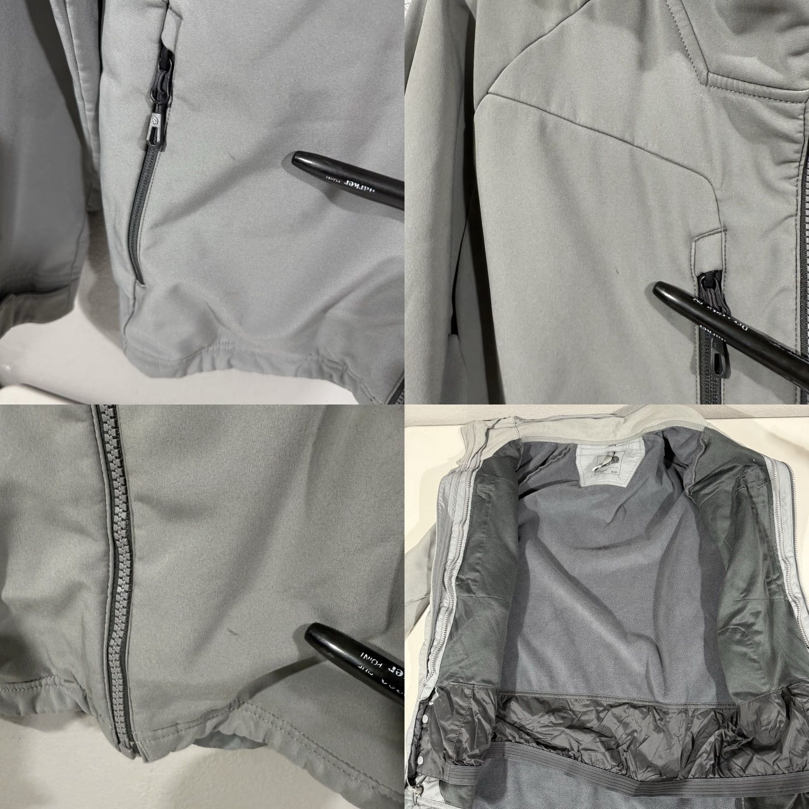 The North Face The North Face Apex Storm Peak Soft Shell Jacket Mens S Gray No Liner Size US S / EU 44-46 / 1 - 8 Thumbnail