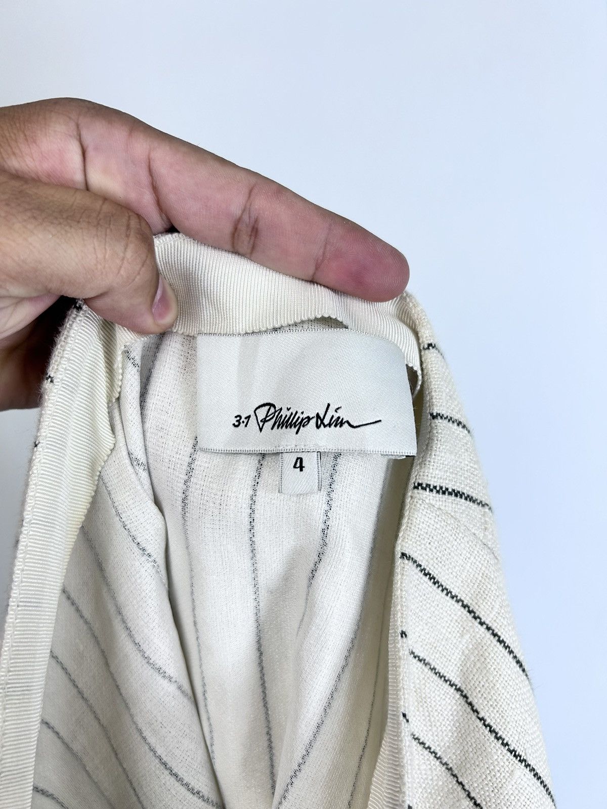 3.1 Phillip Lim 3.1 Philip Lim Asymmetrical Striped Skirt Size 30" / US 8 / IT 44 - 8 Thumbnail