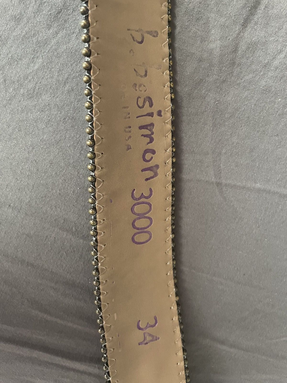 B.B. Simon B.B. Simon Black Belt Size 34 - 4 Thumbnail