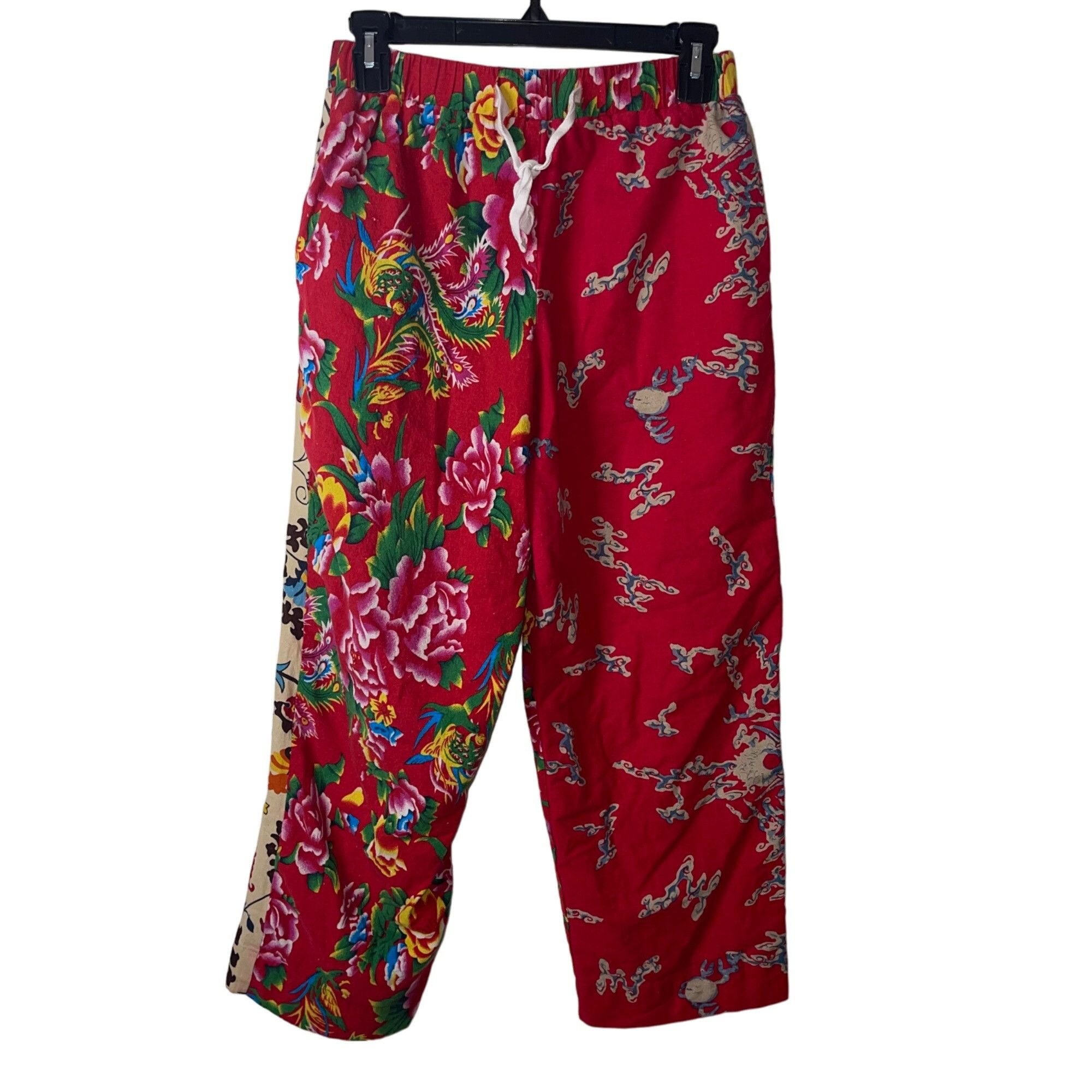 Benjimu Womens Pajama Set Size Small Multicolor Mixed Print